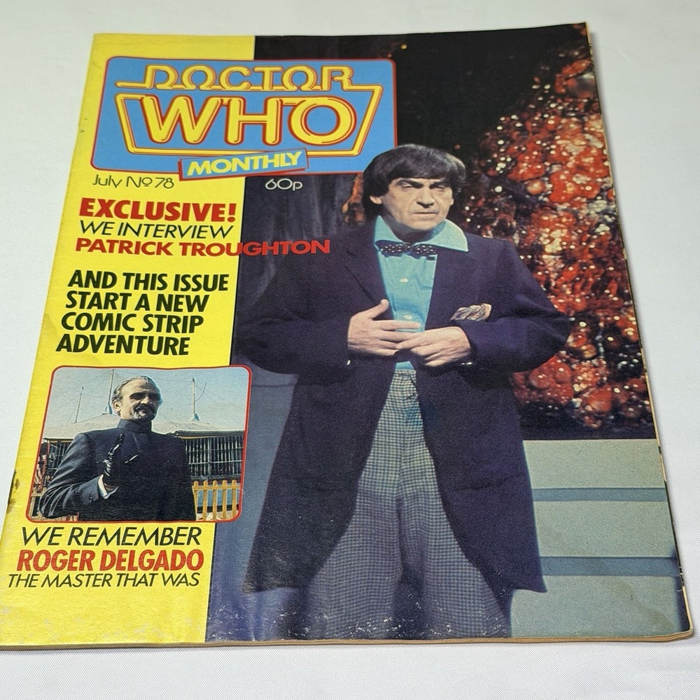 July 1983 Doctor Who Monthly Magazine #78 BBC UK Patrick Troughton Story Vintage
